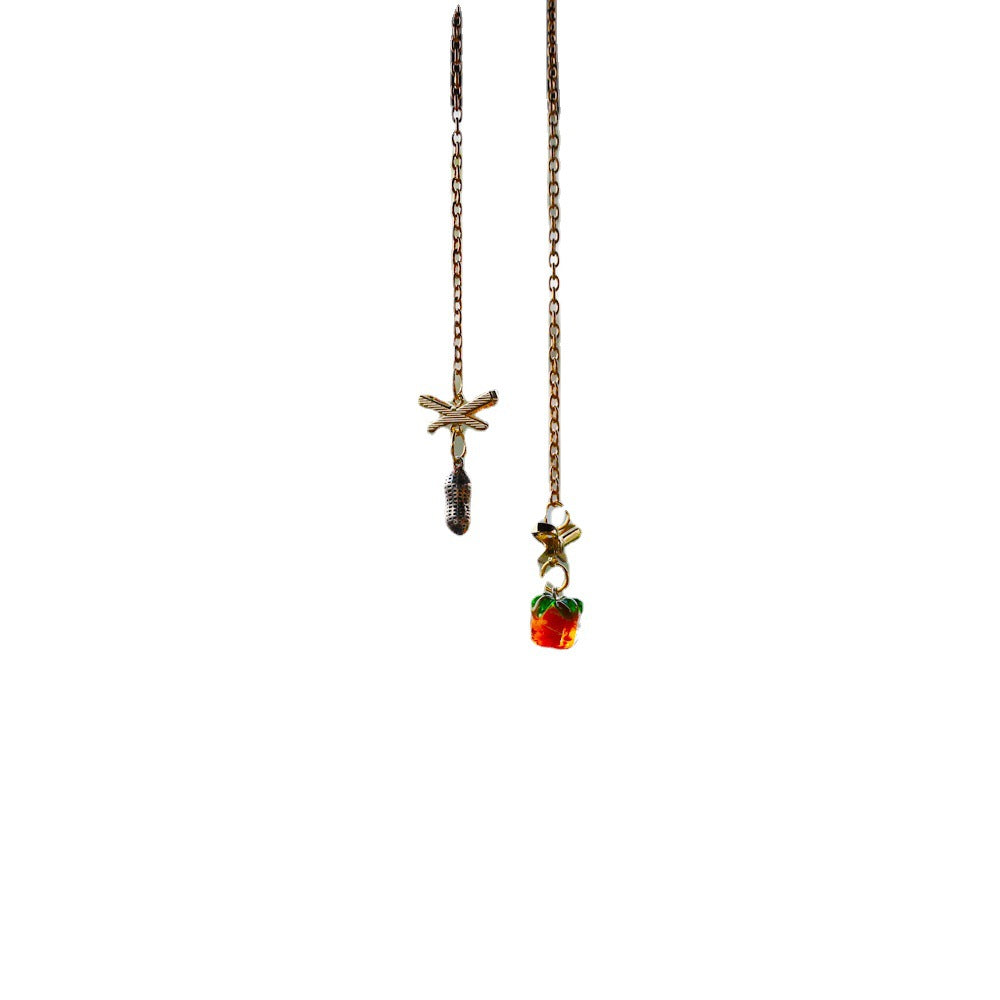 Wholesale Alloy with Diamond Feather Car Hanging